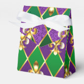 ジュエリーバックグラウンドマルディグラ フェイバーボックス (正面サイド)