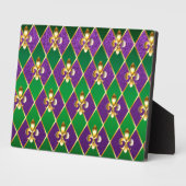 ジュエリーバックグラウンドマルディグラ フォトプラーク (側面)