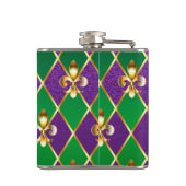 ジュエリーバックグラウンドマルディグラ フラスク (裏面)