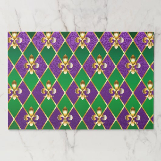 ジュエリーバックグラウンドマルディグラ ペーパーパッド (正面)