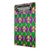 ジュエリーバックグラウンドマルディグラ ミニクリップボード (アングル2)