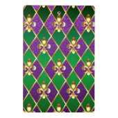 ジュエリーバックグラウンドマルディグラ ミニクリップボード (裏面)