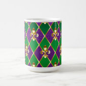 ジュエリーバックグラウンドマルディグラ モーフィングマグカップ (中央)