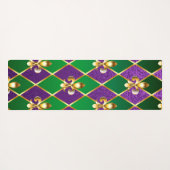 ジュエリーバックグラウンドマルディグラ ヨガマット (裏面(横))