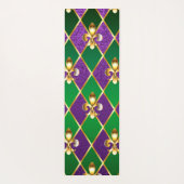 ジュエリーバックグラウンドマルディグラ ヨガマット (裏面)