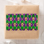 ジュエリーバックグラウンドマルディグラ ラベル (インサイチュ)