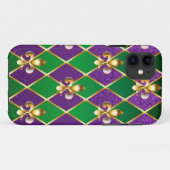 ジュエリーバックグラウンドマルディグラ Case-Mate iPhoneケース (裏面(横))