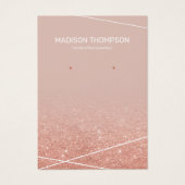 ジュエリーバラ金ゴールドグリッターイヤリングディスプレイ (正面)