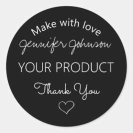 ジュエリーパーソナライズされたデザインクラシックラウンドステッカー ラウンドシール