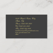 ジュエリービジネス名刺 名刺 (裏面)