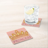 ジュエリープリンセスクラウンバイチャリラザリス スクエアペーパーコースター (インサイチュ)