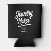ジュエリーメーカーの役職ギフト 缶クーラー (正面)