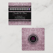 ジュエリーロイヤリティパンチ スクエア名刺 (正面/裏面)