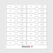 ジュエリー価格ラベルフォルダ シール (シート)