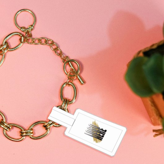 ジュエリー価格ラベルホワイトロゴ30フォルドバー シール