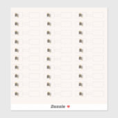 ジュエリー価格ラベル赤面ロゴ30ステッカー シール (シート)