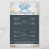 ジュエリー修理価格表きらめくダイヤモンドフライヤー チラシ (正面)