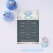 ジュエリー修理価格表きらめくダイヤモンドフライヤー チラシ (シングル)