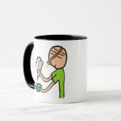 ジュエリー化 マグカップ (正面左)