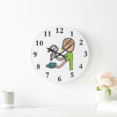 ジュエリー化 ラージ壁時計 (ホーム)