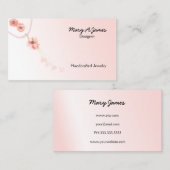 ジュエリー名刺 名刺 (正面/裏面)