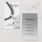 ジュエリー名刺 名刺 (正面/裏面)