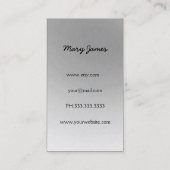 ジュエリー名刺 名刺 (裏面)