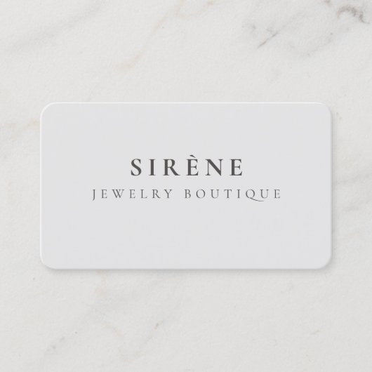 ジュエリー名刺 名刺 (正面)