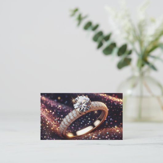 ジュエリー名刺 名刺 (スタンド正面)