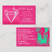 ジュエリー名刺 名刺 (正面/裏面)