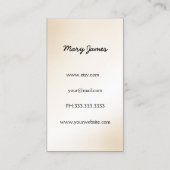 ジュエリー名刺 名刺 (裏面)