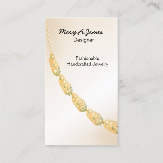 ジュエリー名刺 名刺 (正面)