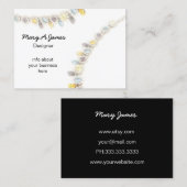 ジュエリー名刺 名刺 (正面/裏面)