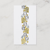 ジュエリー名刺 – 白 名刺 (裏面)