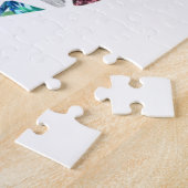 ジュエリー宝石モノグラムレターV ジグソーパズル (側面)