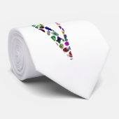 ジュエリー宝石モノグラムレターV ネクタイ (ロール)