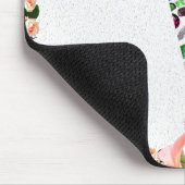 ジュエリー宝石モノグラムレターV マウスパッド (コーナー)