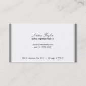 ジュエリー小売名刺 名刺 (裏面)