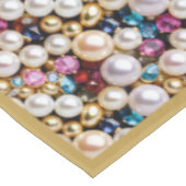 ジュエリー市場の屋台宣伝用クラフトフェア真珠 テーブルクロス (アングル)