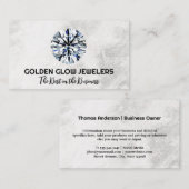 ジュエリー店 | ダイヤモンドカット 名刺 (正面/裏面)