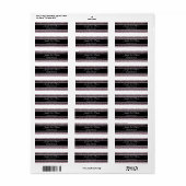 ジュエリー店 ラベル (フルシート)