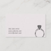 ジュエリー手作りショップ名刺 名刺 (裏面)