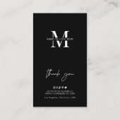 ジュエリー気にカードのモダン手順の挿入 エンクロージャーカード (裏面)