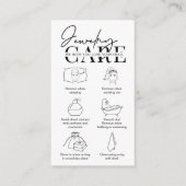 ジュエリー気にカードのモダン手順の挿入 エンクロージャーカード (正面)