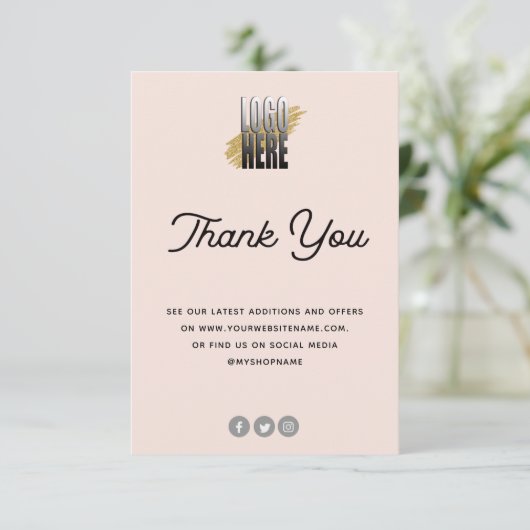 ジュエリー気にカードの赤面(ロゴ付き) エンクロージャーカード (スタンド正面)