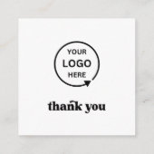 ジュエリー気にカード、注文の挿入、スモールビジネス エンクロージャーカード (裏面)