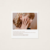 ジュエリー気にフォトカード (正面)