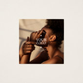 ジュエリー気にロゴの写真カード (正面)