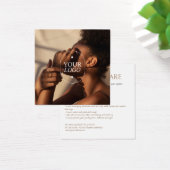 ジュエリー気にロゴの写真カード (デスク)