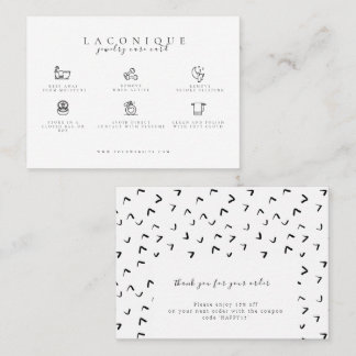  ジュエリー気に命令 |イヤリング気に |ドードル 名刺